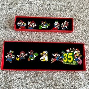 Super Mario Bros. 35th Anniversary Pin Set